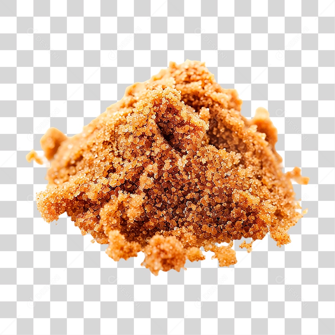 Pilha de Açúcar Mascavo PNG Transparente
