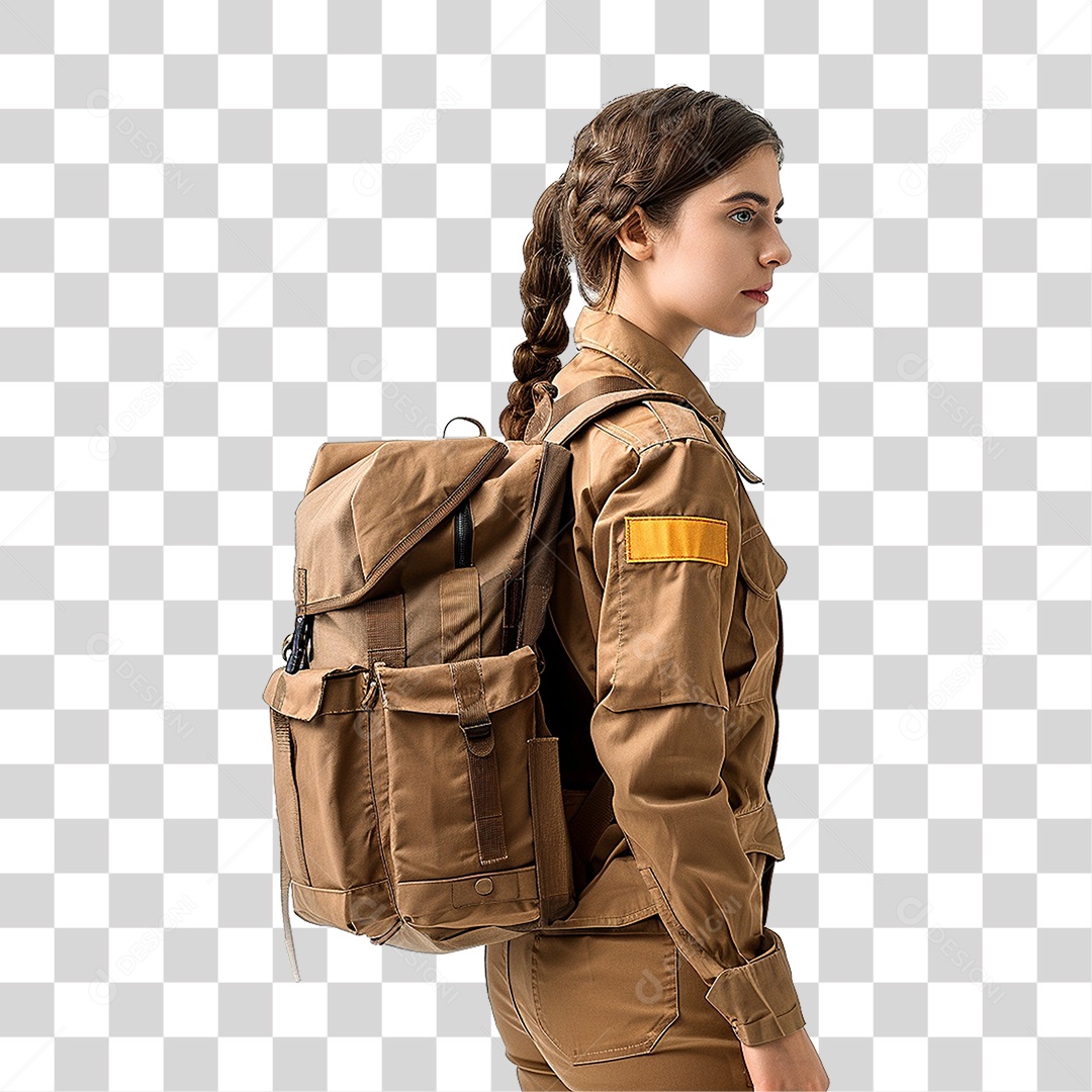 Mulher Entregadora Delivery PNG Transparente