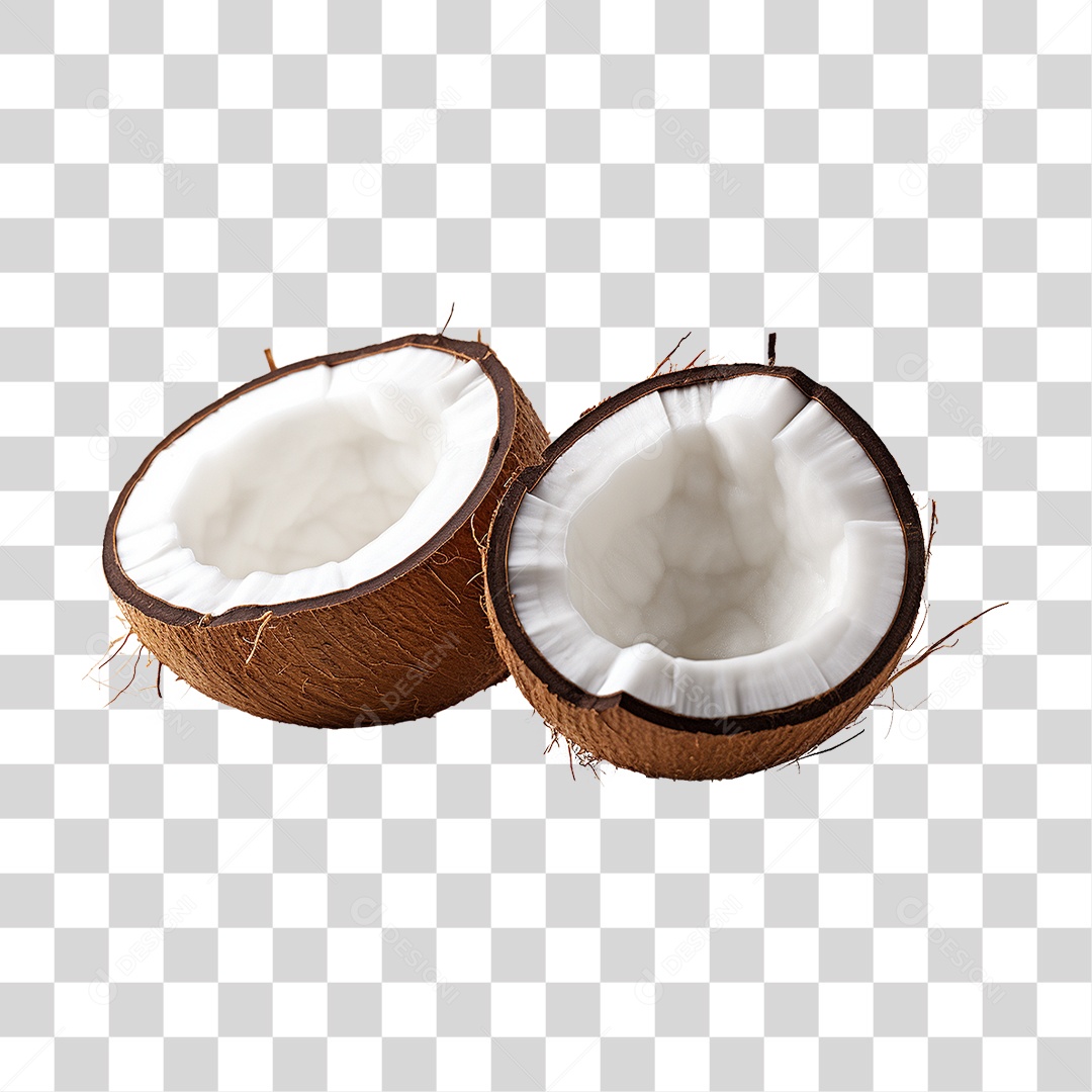 Fruta Coco PNG Transparente
