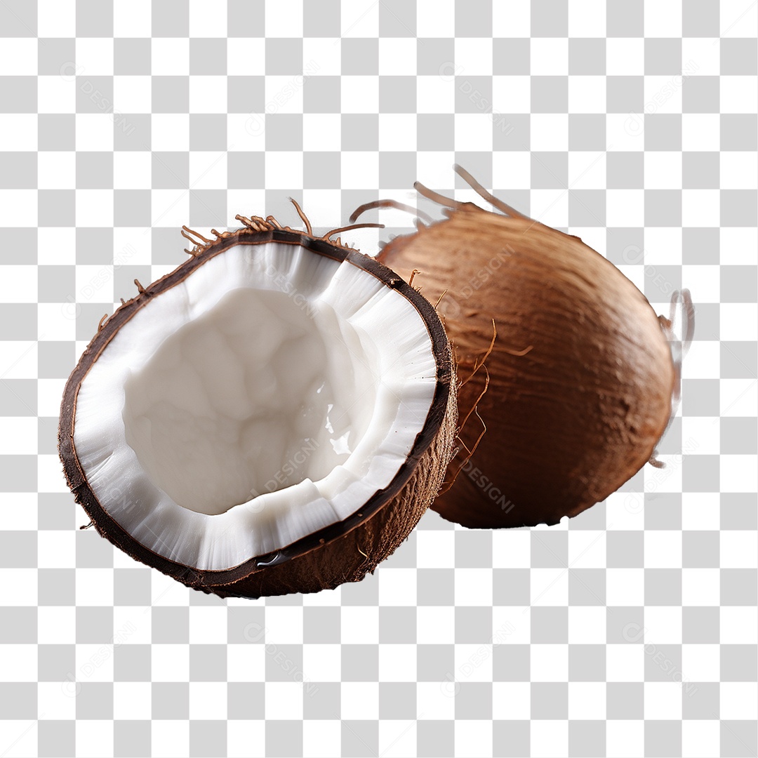 Fruta Coco PNG Transparente