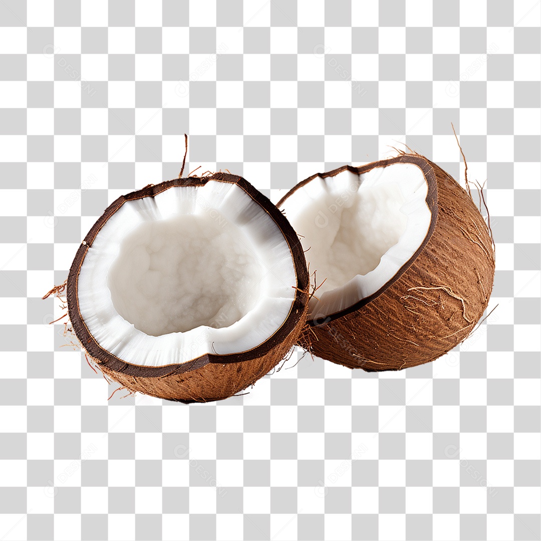 Fruta Coco PNG Transparente