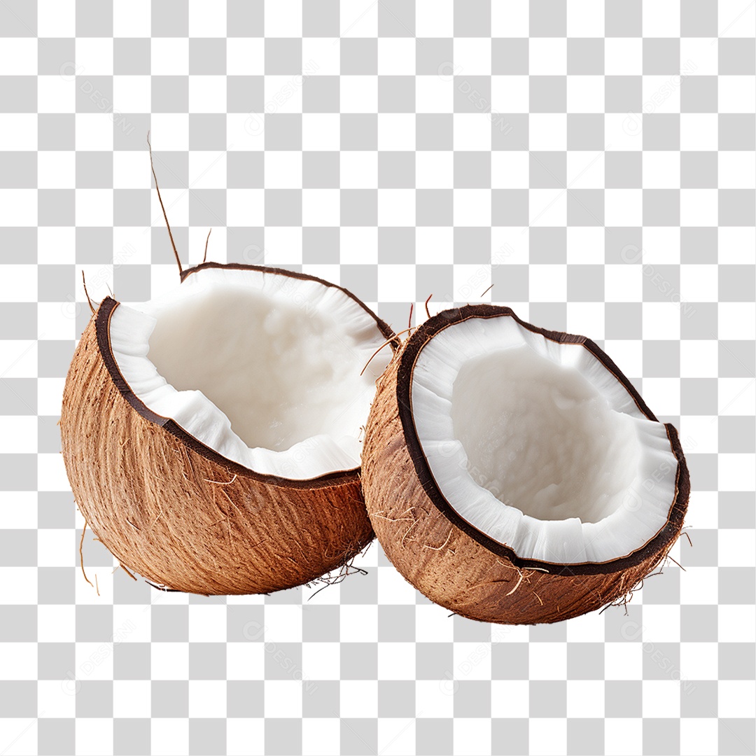 Fruta Coco PNG Transparente