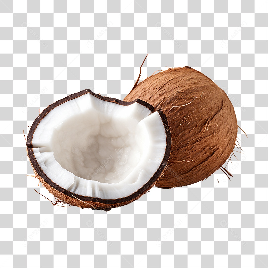 Fruta Coco PNG Transparente