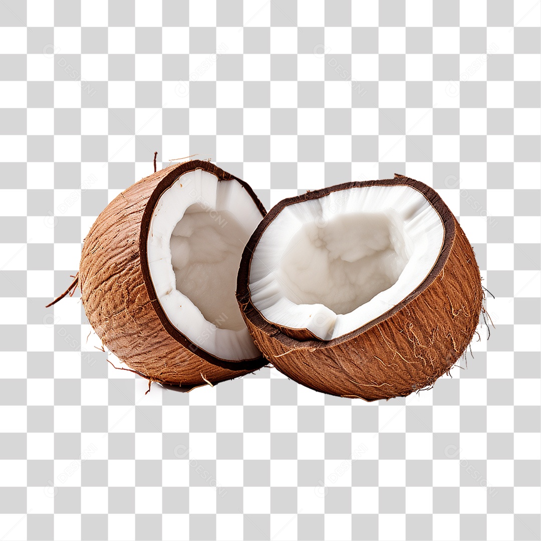 Fruta Coco PNG Transparente