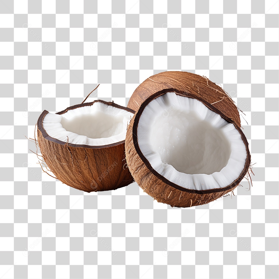 Fruta Coco PNG Transparente