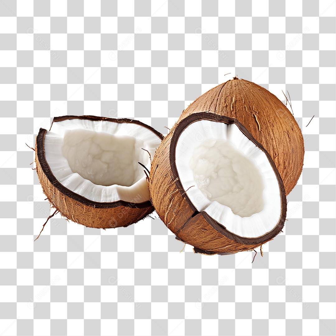 Fruta Coco PNG Transparente