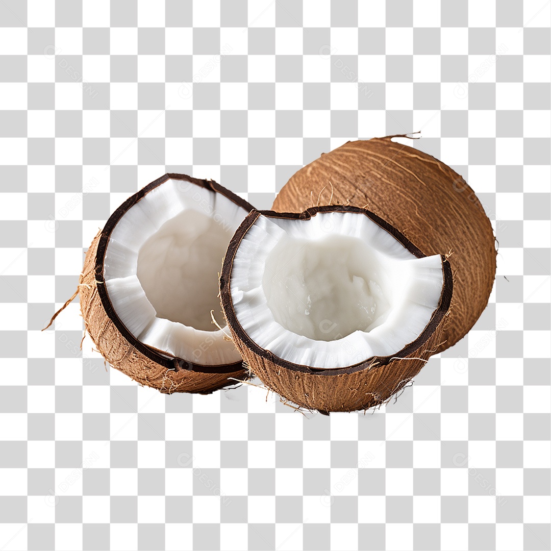 Fruta Coco PNG Transparente