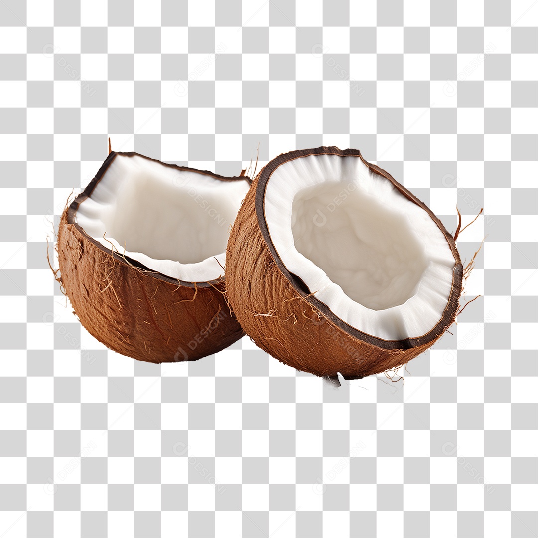 Fruta Coco PNG Transparente