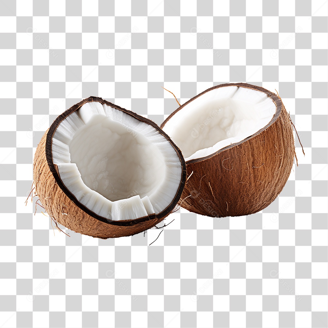 Fruta Coco PNG Transparente