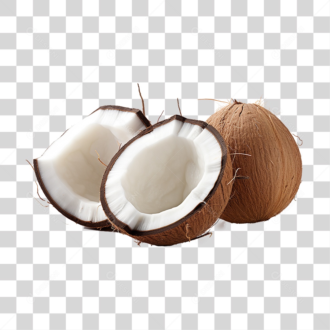 Fruta Coco PNG Transparente