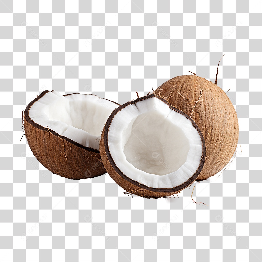 Fruta Coco PNG Transparente