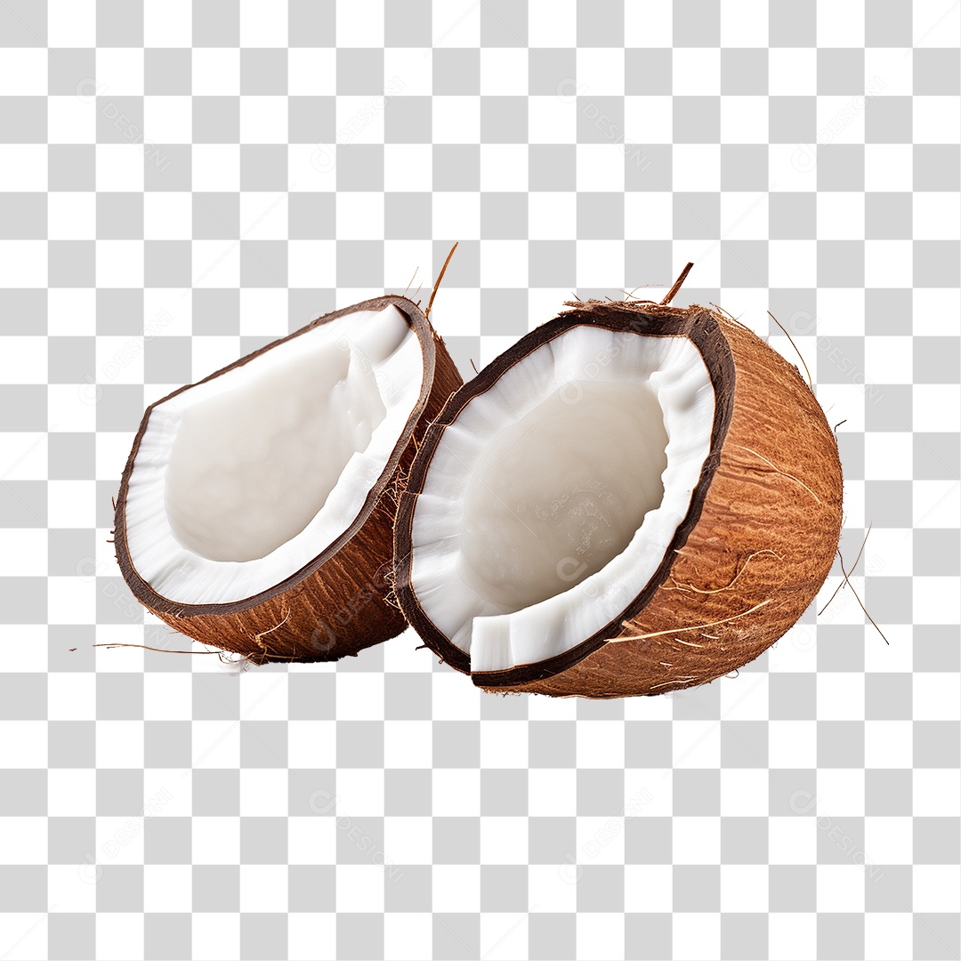 Fruta Coco PNG Transparente