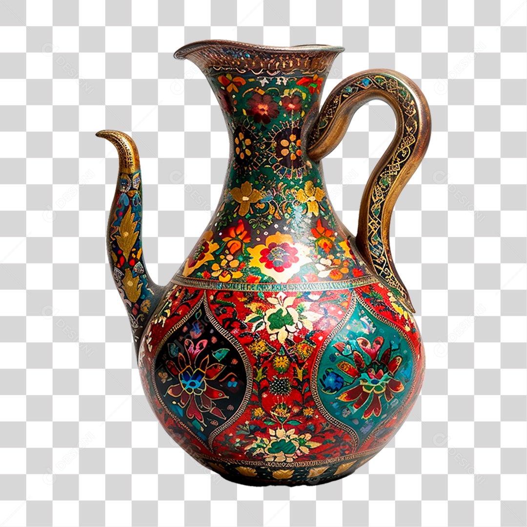 Vaso de Cerâmica PNG Transparente