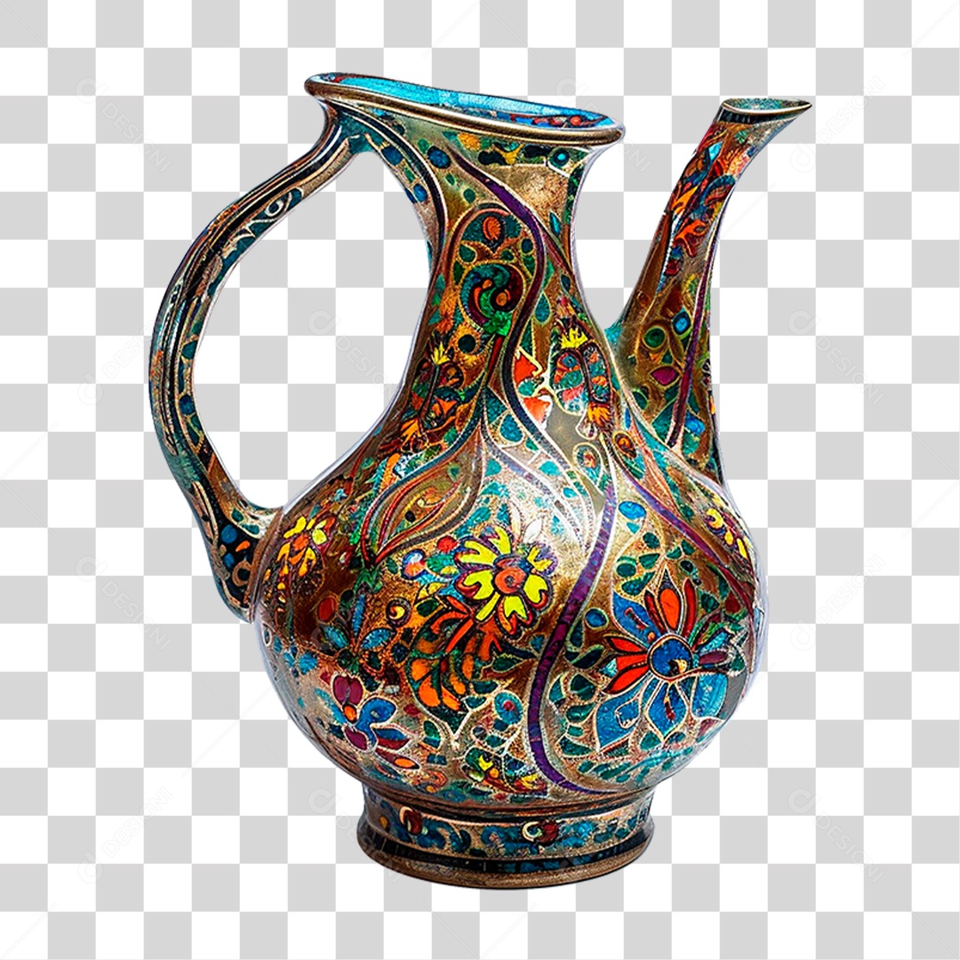 Vaso de Cerâmica PNG Transparente