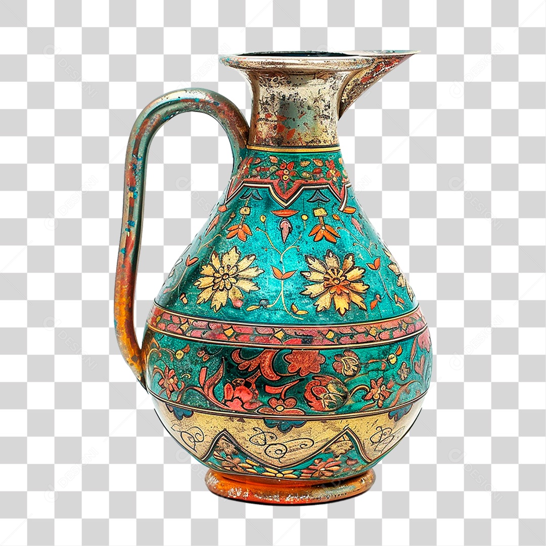 Vaso de Cerâmica PNG Transparente