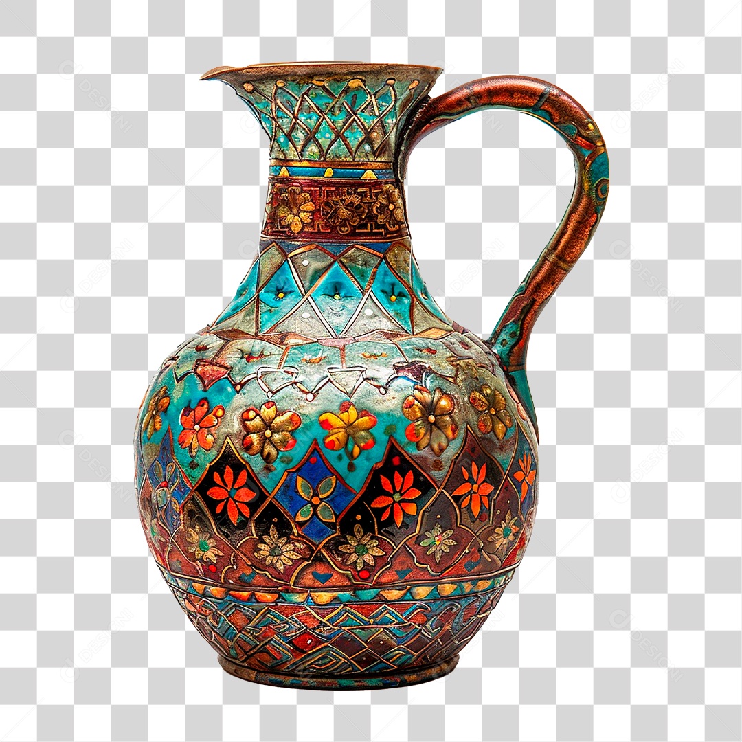 Vaso de Cerâmica PNG Transparente