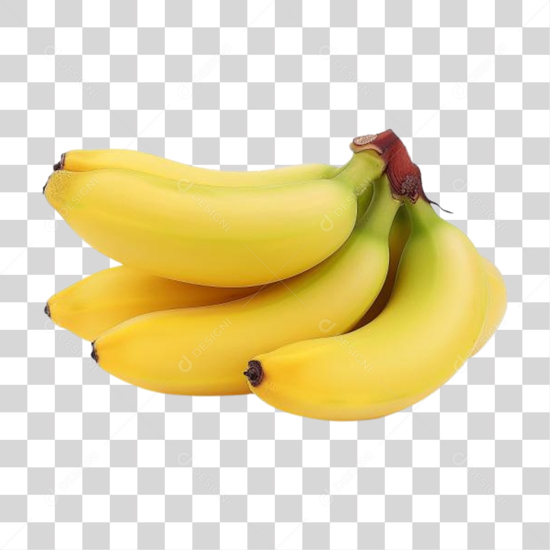 Cacho de Bananas Frutas PNG Transparente