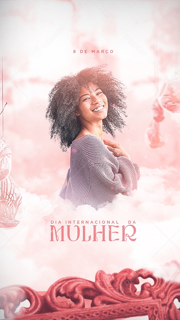 Story Dia Internacional Da Mulher 8 De Março Social Media PSD Editável