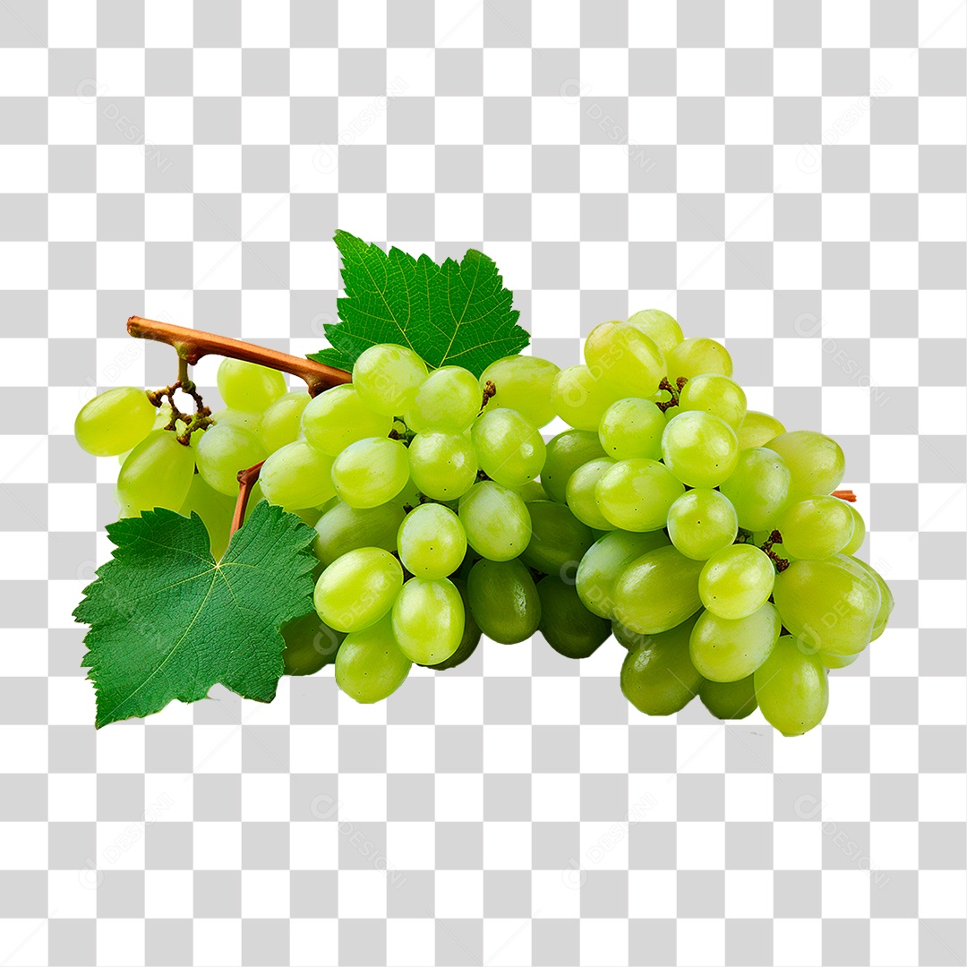 Uva Verde PNG Transparente