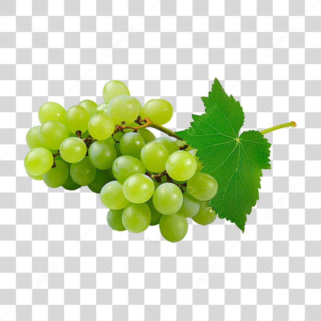 Uva Verde PNG Transparente