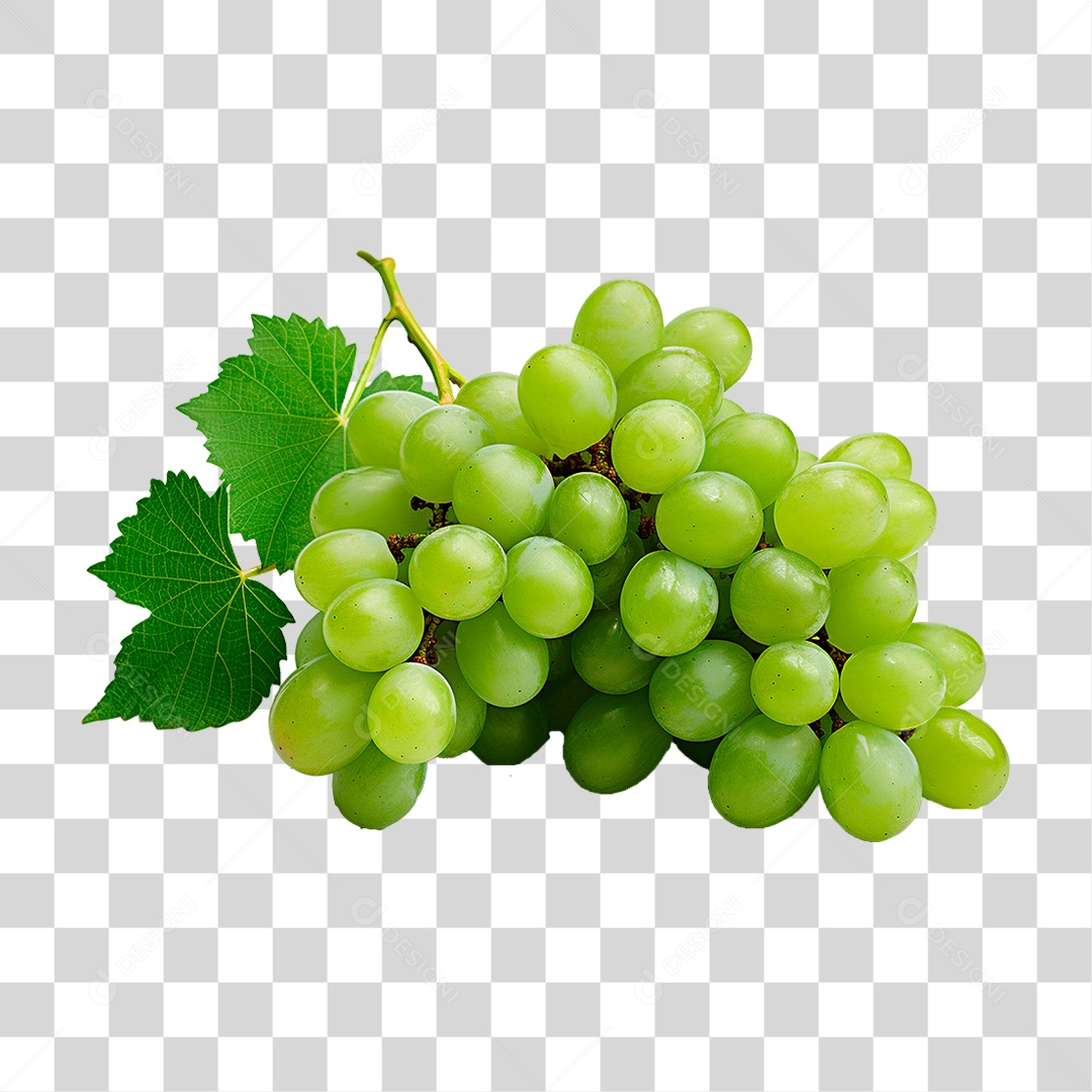 Uva Verde PNG Transparente