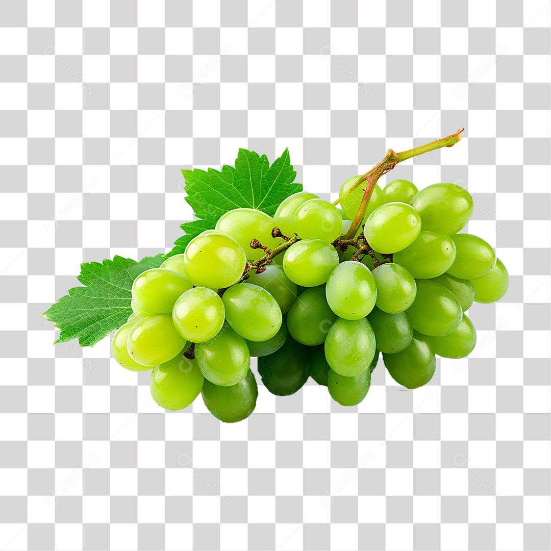 Uva Verde PNG Transparente
