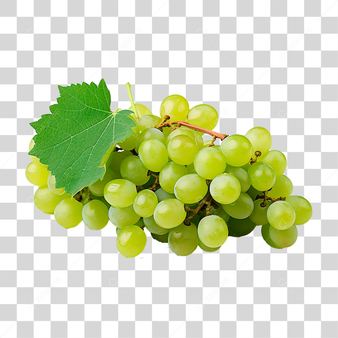 Uva Verde PNG Transparente
