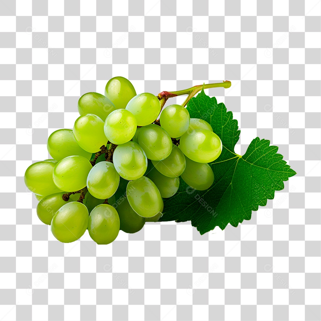 Uva Verde PNG Transparente