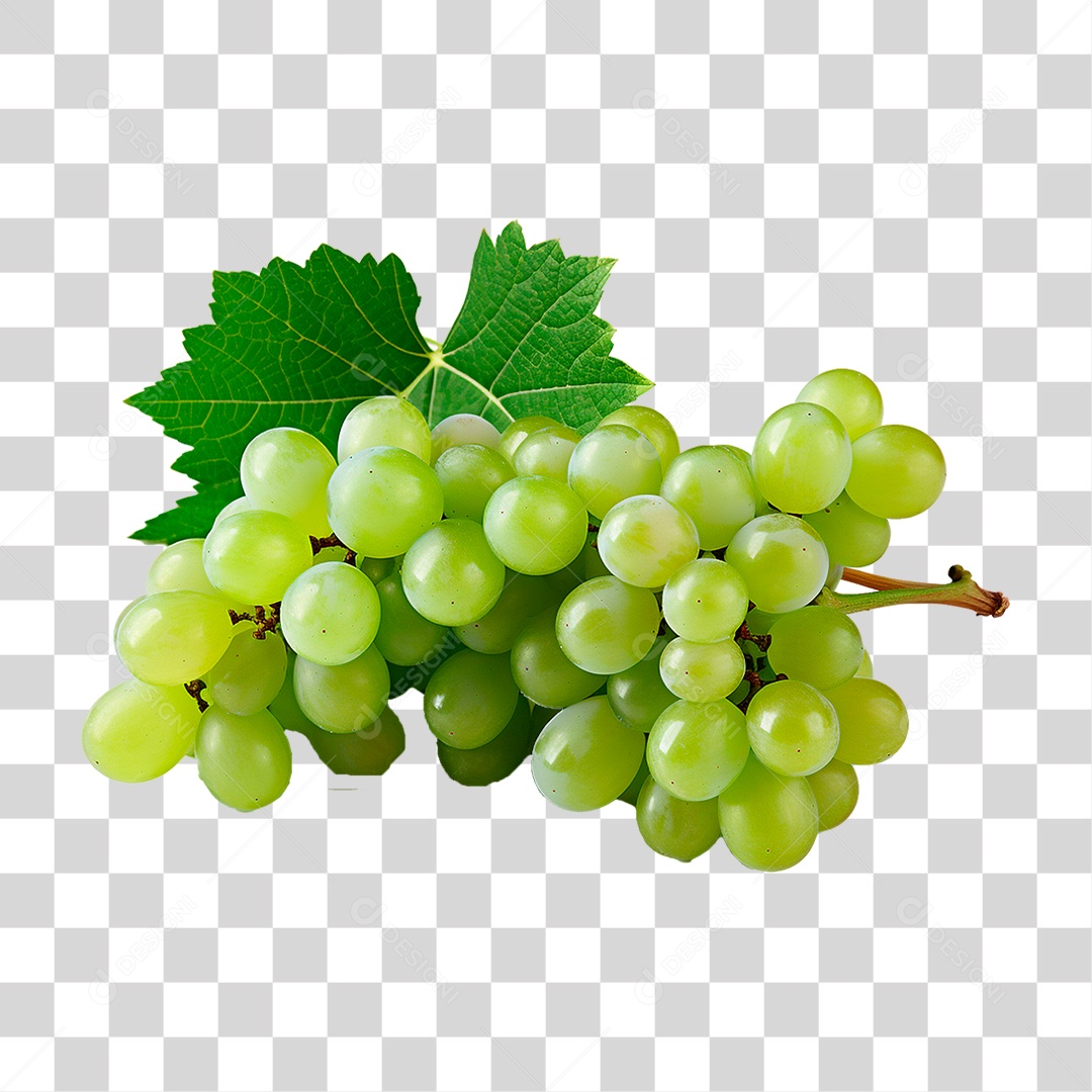 Uva Verde PNG Transparente
