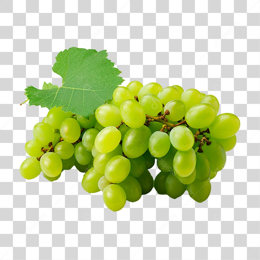 Uva Verde PNG Transparente