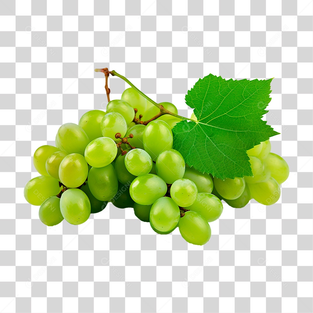 Uva Verde PNG Transparente