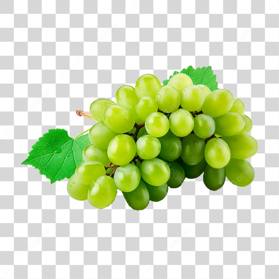 Uva Verde PNG Transparente