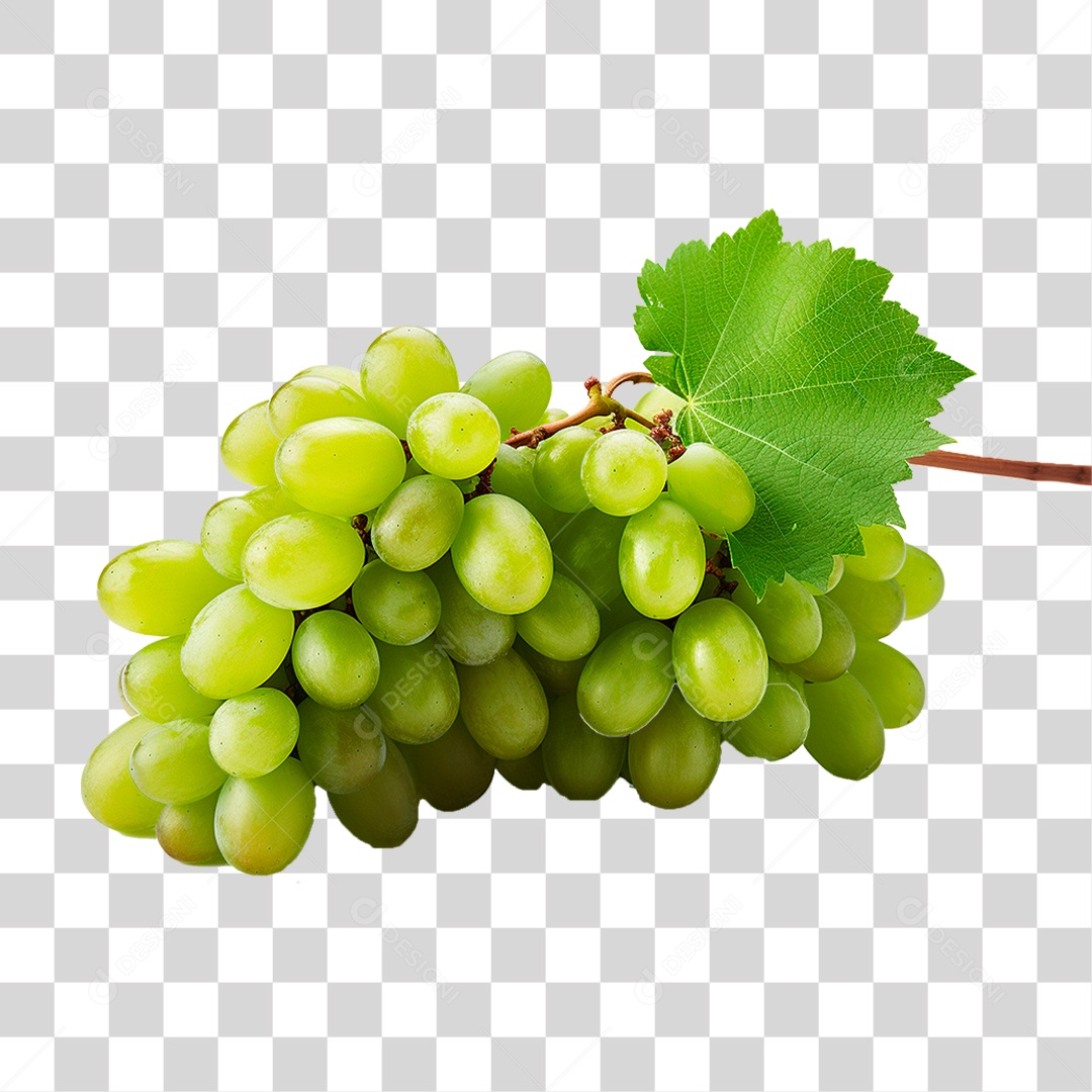 Uva Verde PNG Transparente