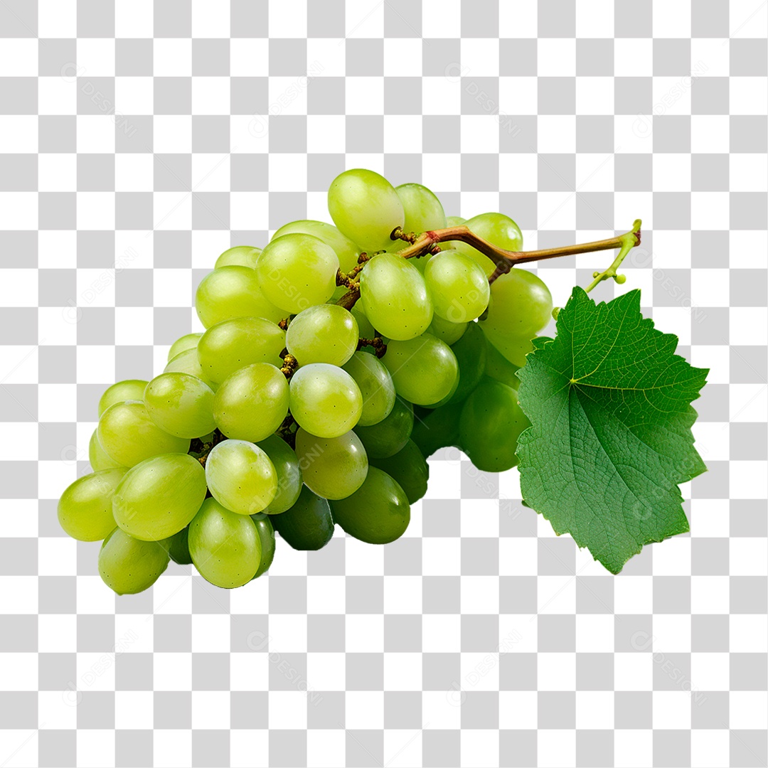 Uva Verde PNG Transparente