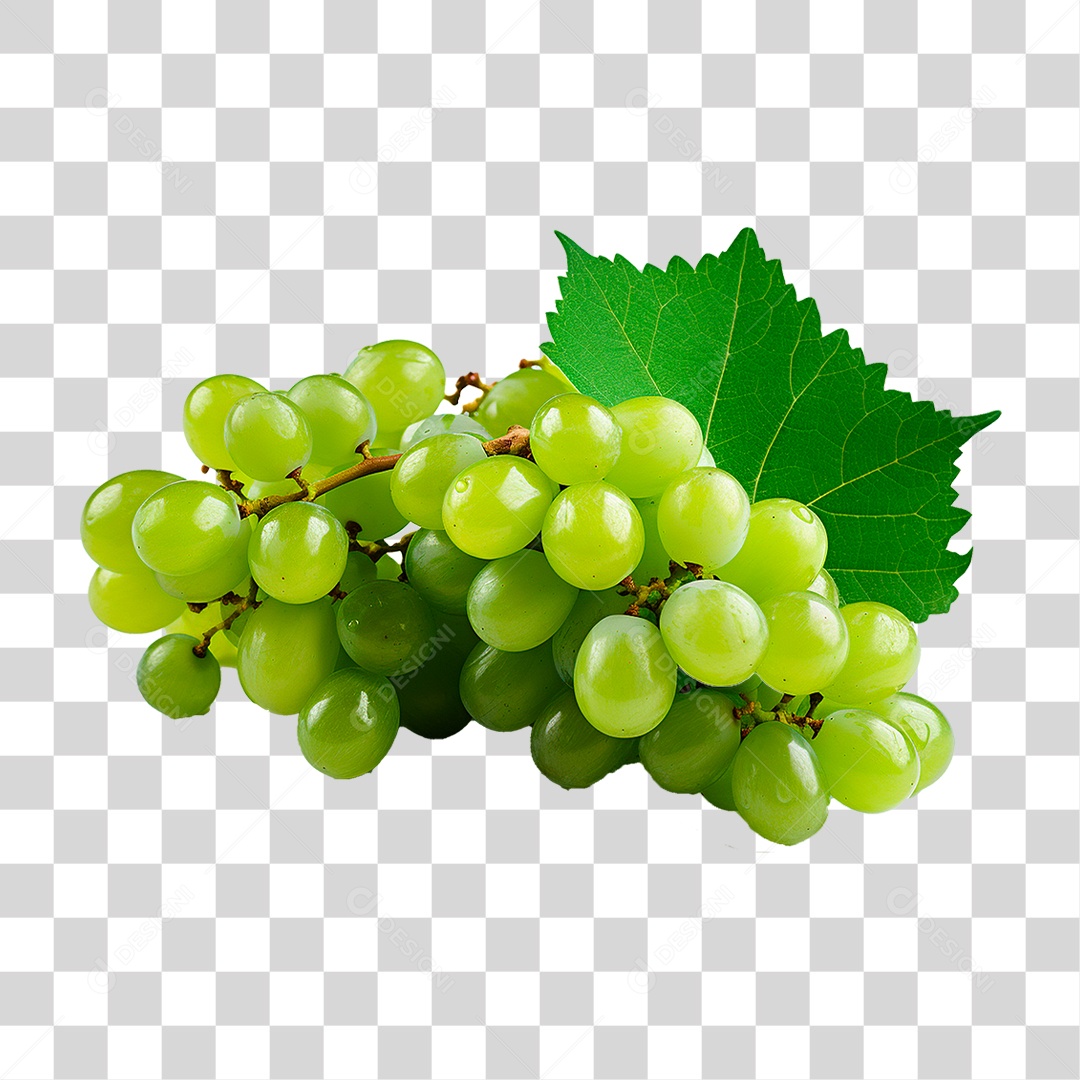 Uva Verde PNG Transparente
