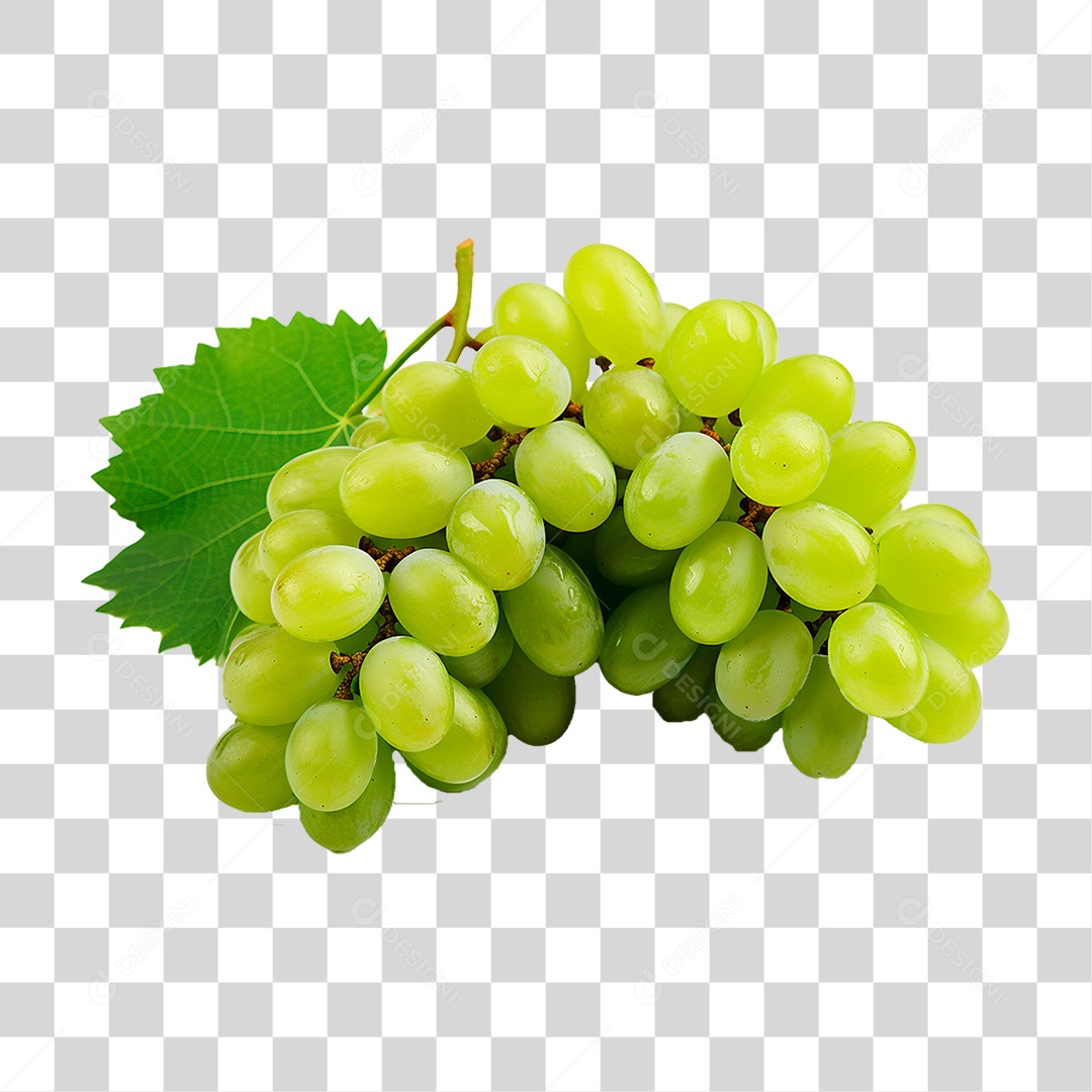 Uva Verde PNG Transparente