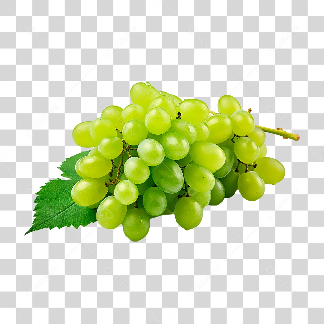 Uva Verde PNG Transparente