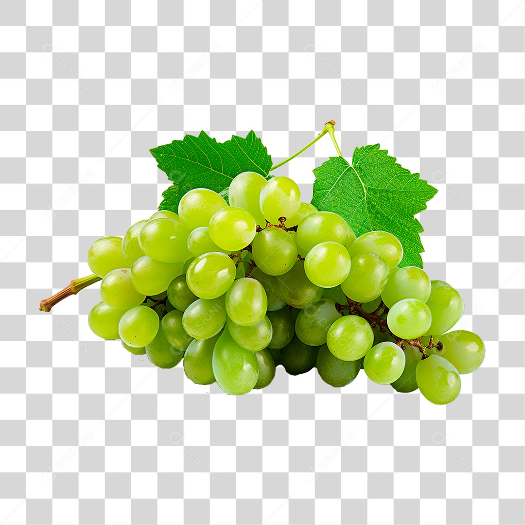 Uva Verde PNG Transparente
