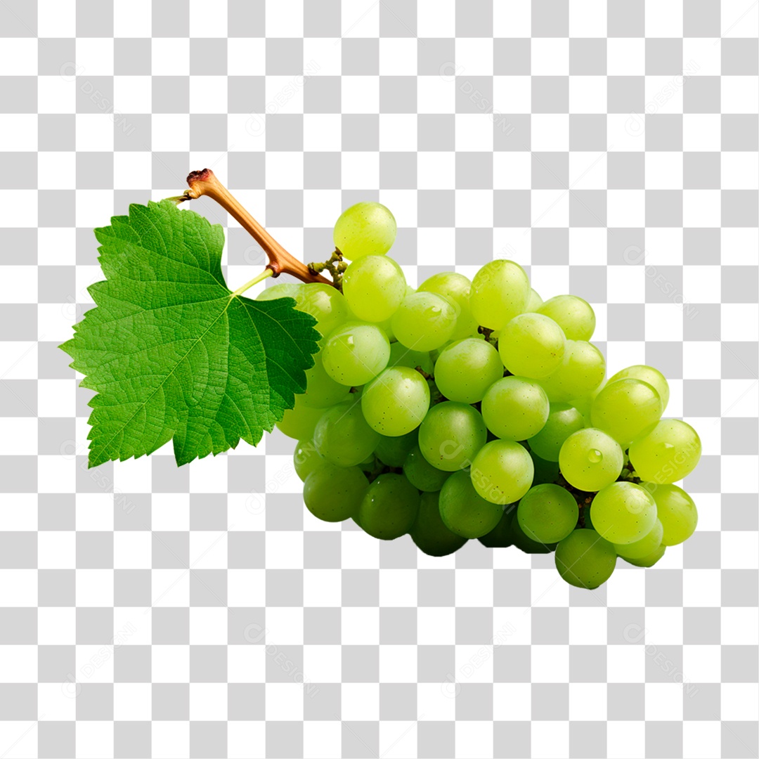 Uva Verde PNG Transparente