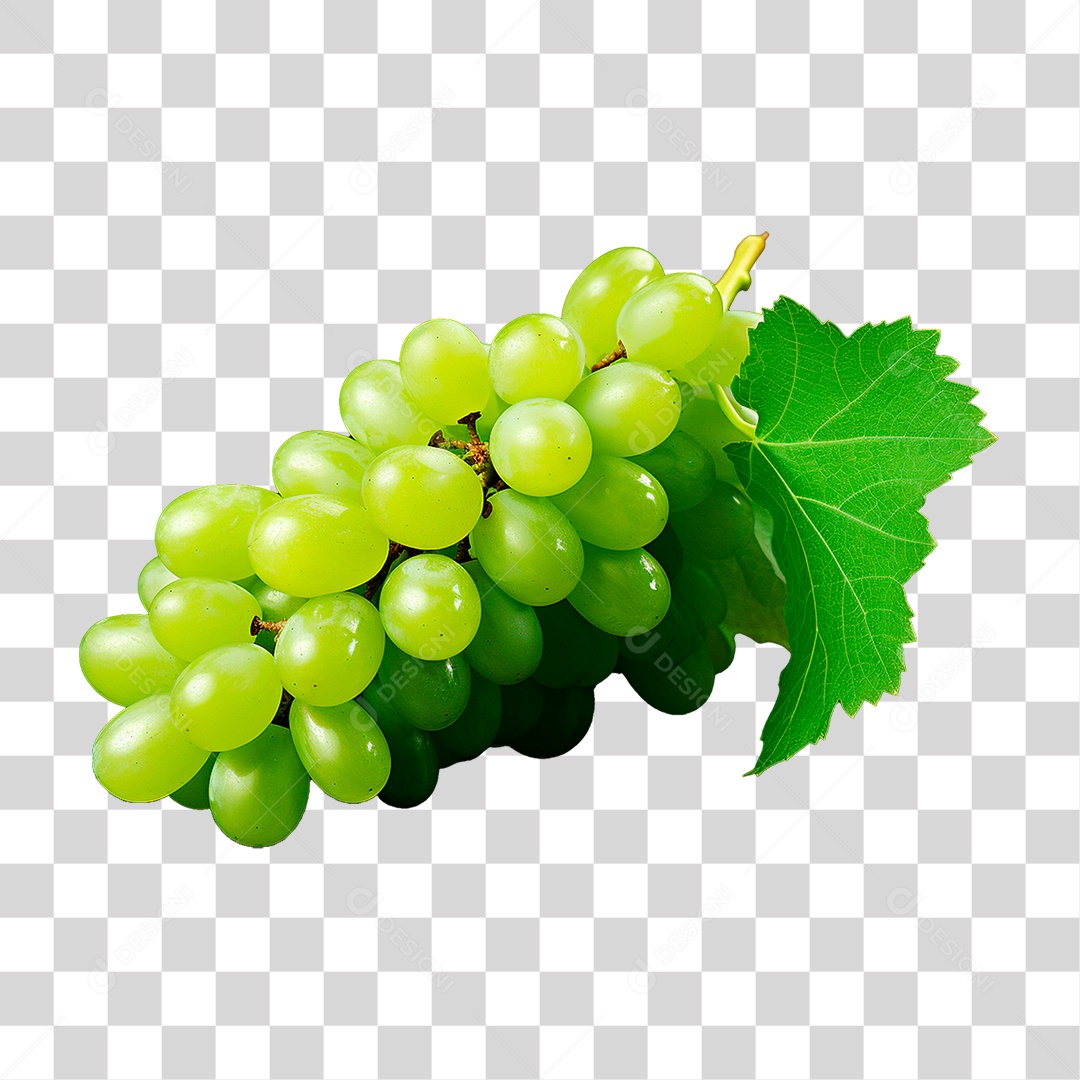 Uva Verde PNG Transparente