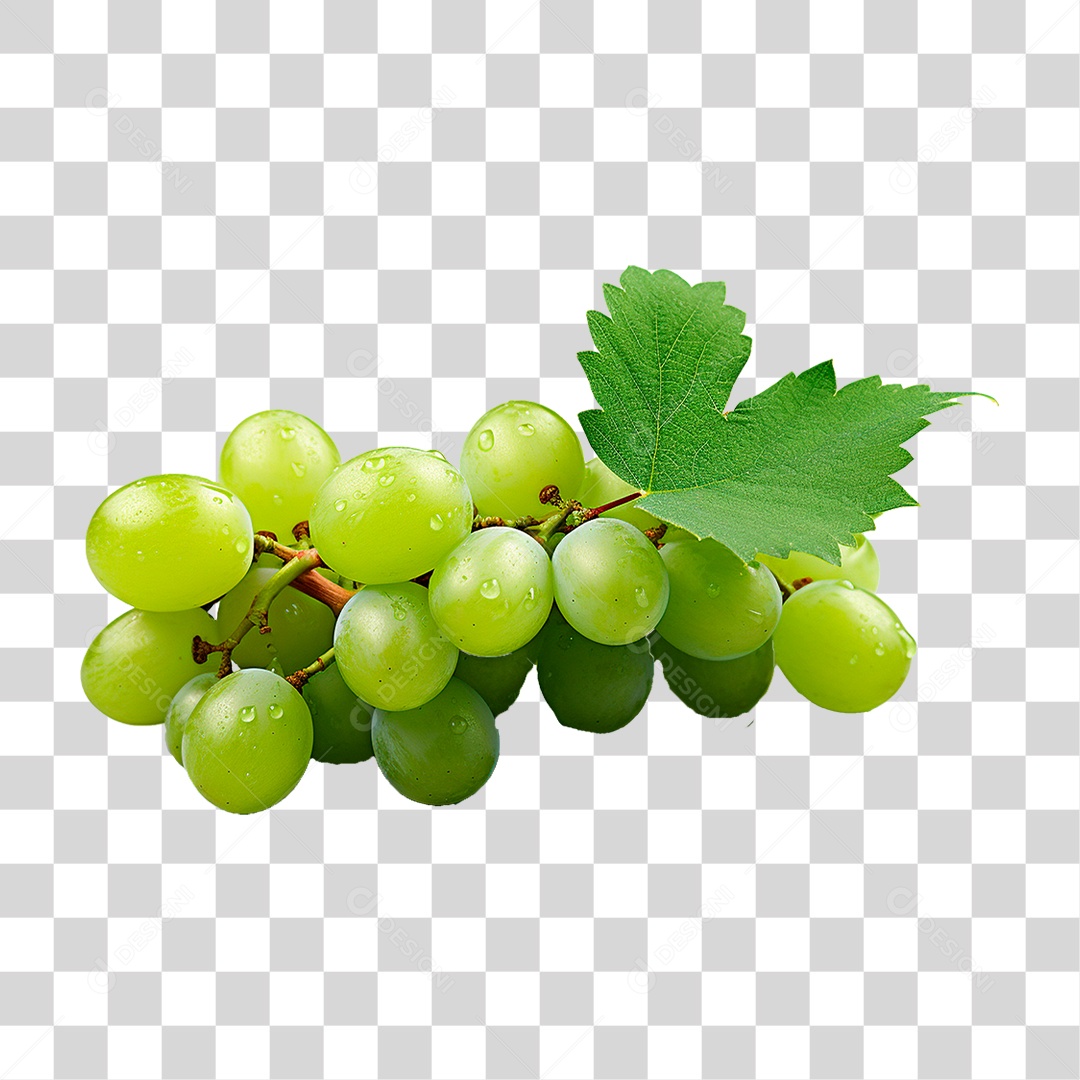 Uva Verde PNG Transparente