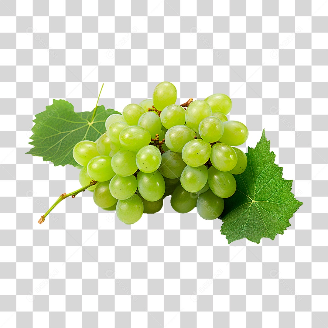Uva Verde PNG Transparente