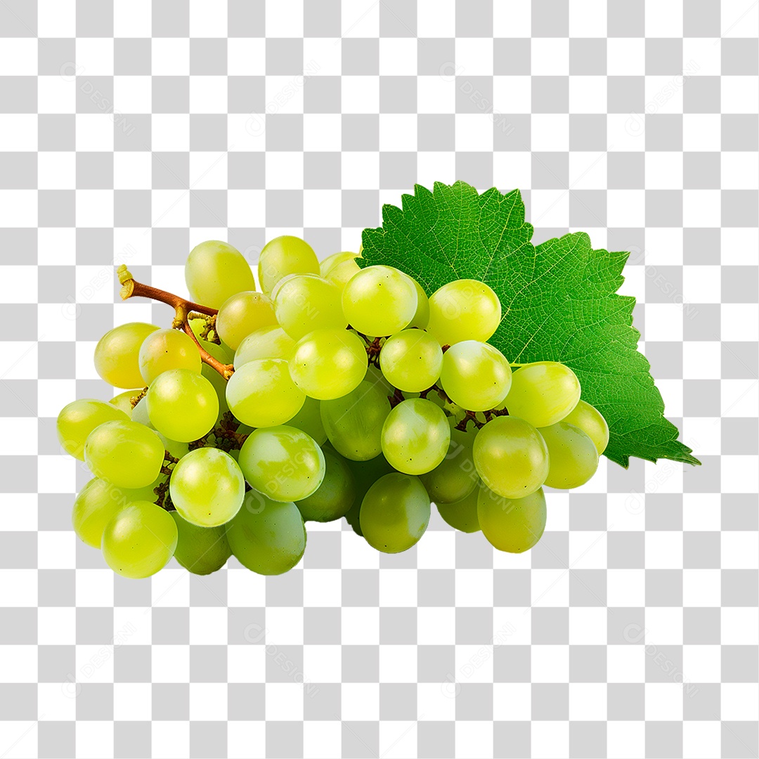 Uva Verde PNG Transparente