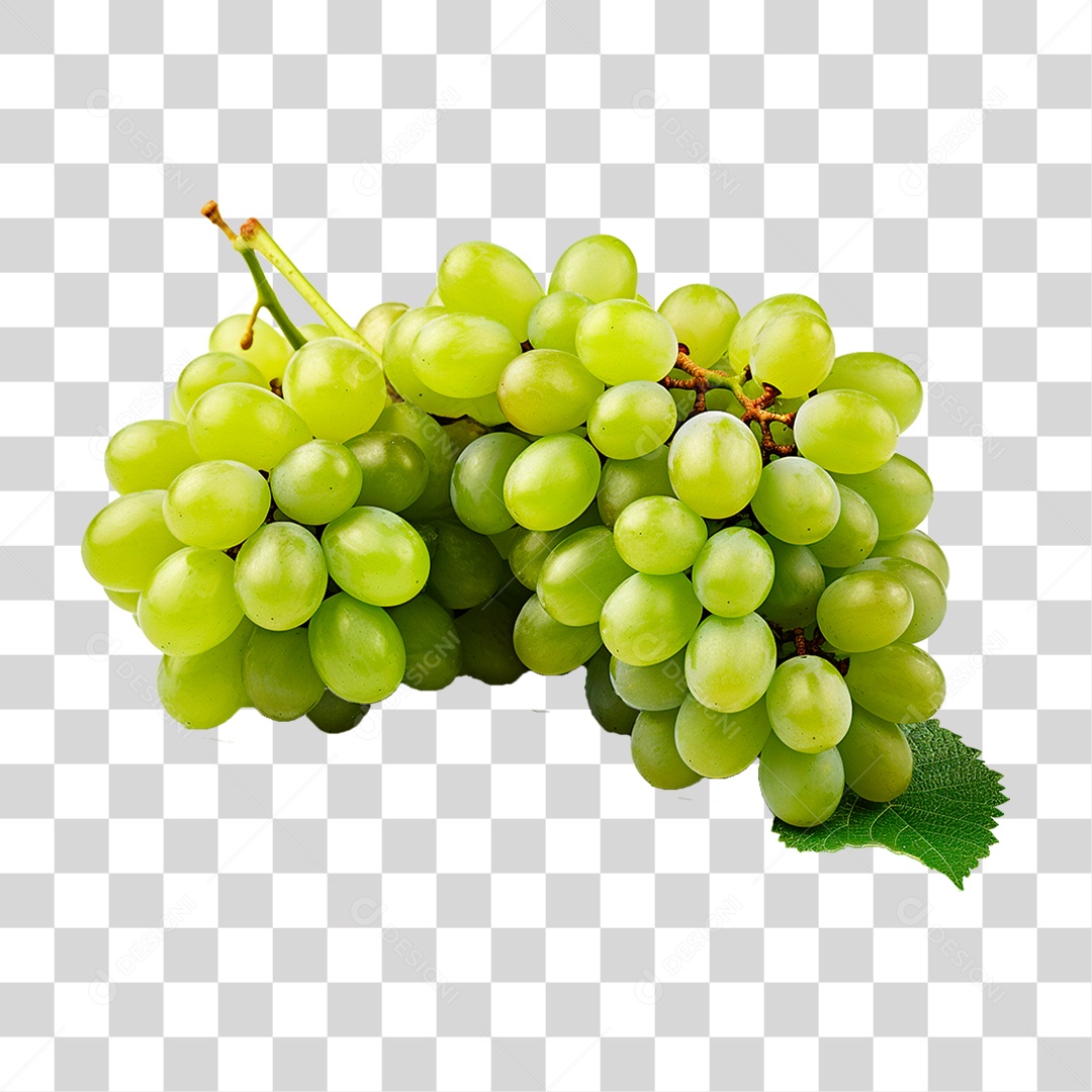Uva Verde PNG Transparente