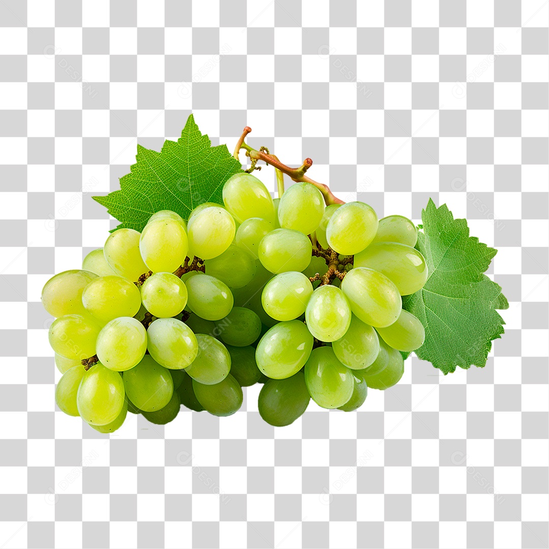 Uva Verde PNG Transparente