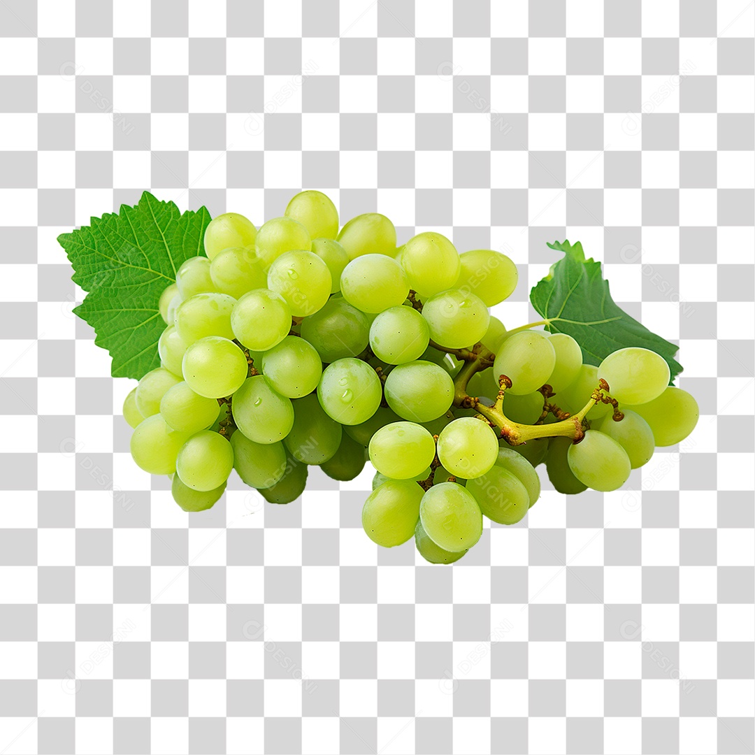 Uva Verde PNG Transparente