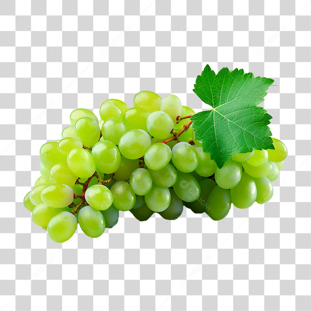 Uva Verde PNG Transparente