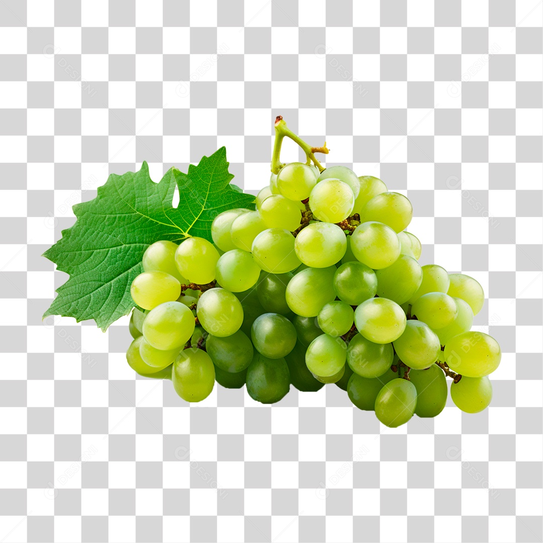 Uva Verde PNG Transparente
