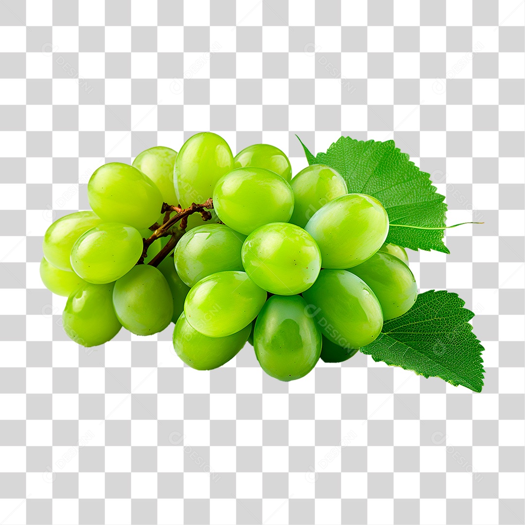 Uva Verde PNG Transparente