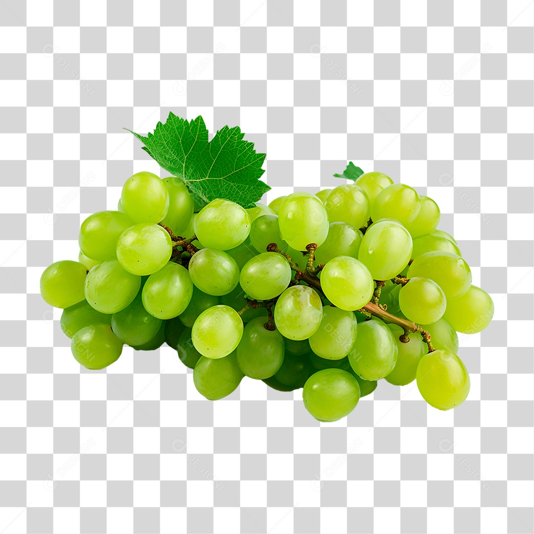 Uva Verde PNG Transparente